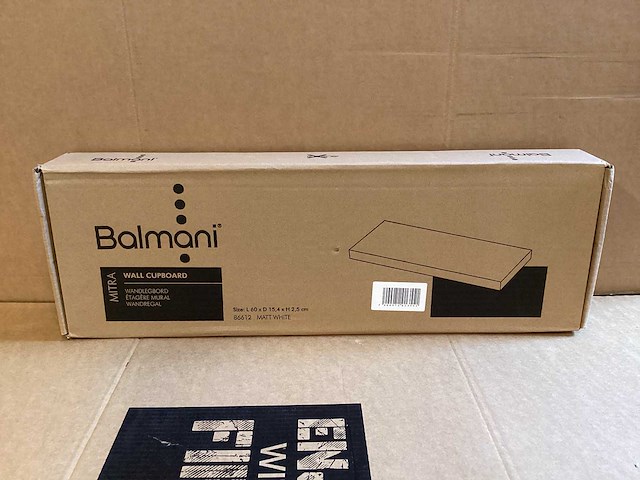 Balmani - witte wandplank - afbeelding 3 van  3