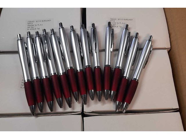 Balpen burgundy (5000x) - afbeelding 1 van  1