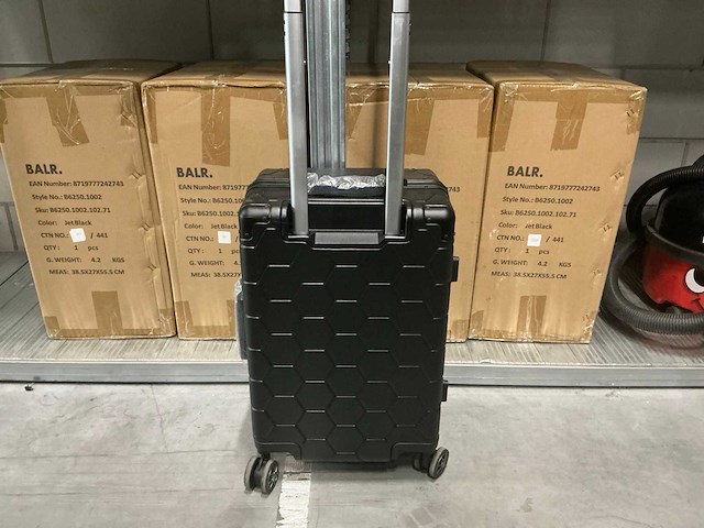 Balr handbagage koffer romeo embossed hexagon - afbeelding 3 van  6