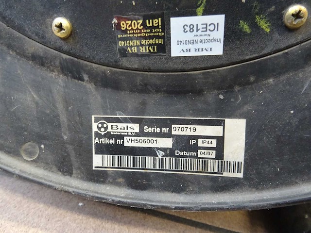 Bals - vh506001 - krachtstroomhaspel - afbeelding 2 van  2