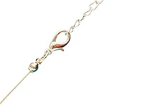 Baltisch amber collier met ''sun spangles'' - afbeelding 2 van  2