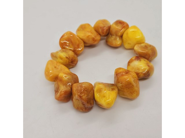 Baltische amber armband - afbeelding 3 van  3