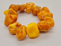 Baltische amber armband - afbeelding 1 van  3