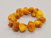 Baltische amber armband - afbeelding 2 van  3