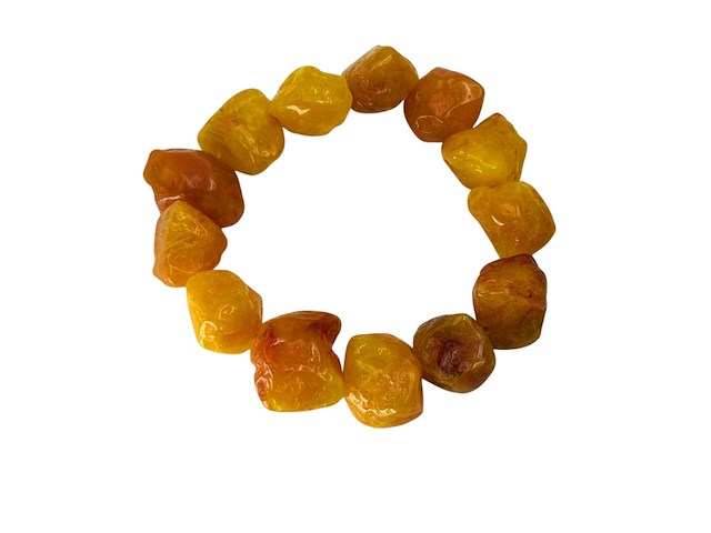 Baltische amber armband - afbeelding 1 van  3