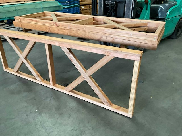 Balustrade 228,5x9x73 cm (3x) - afbeelding 1 van  9