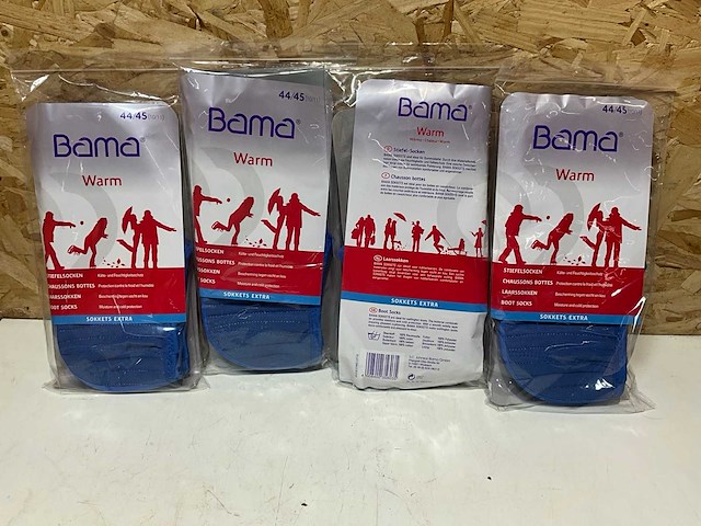 Bama warme sokken voor laarzen mt 44/45 (4x) - afbeelding 1 van  4