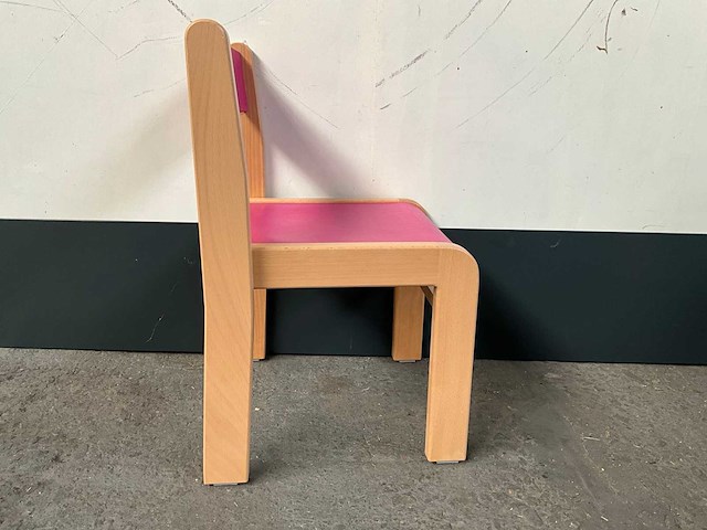 Bambi h30 pink kinderstoeltje (4x) - afbeelding 4 van  9