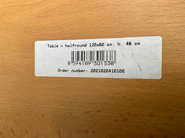 Bambi halfround h46 kindertafel (2x) - afbeelding 7 van  7