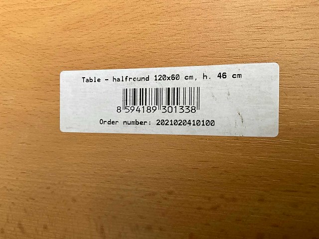 Bambi halfround h46 kindertafel (2x) - afbeelding 7 van  7