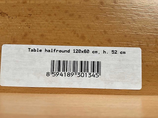 Bambi halfround h52 kindertafel - afbeelding 7 van  7