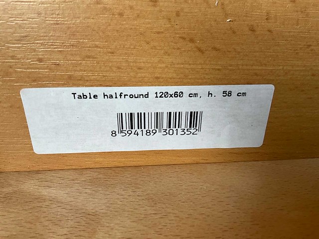 Bambi halfround h58 kindertafel - afbeelding 7 van  7