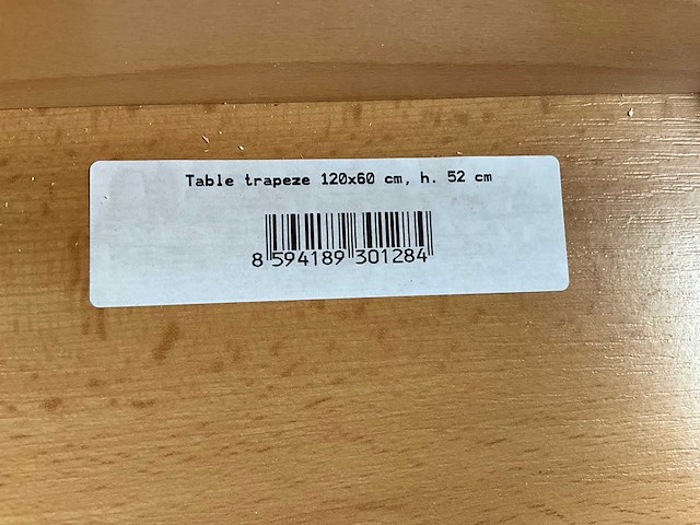 Bambi trapeze h52 kindertafel - afbeelding 6 van  6