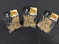 Bamboe cocktailprikkers (2x) - afbeelding 2 van  4