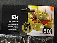 Bamboe cocktailprikkers (3x) - afbeelding 2 van  4