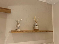 Bamboe handdoekrek en wandplanken - afbeelding 2 van  4