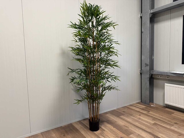 Bamboe kunstplant (2x) (210cm hoog) - afbeelding 9 van  14