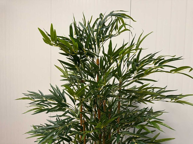 Bamboe kunstplant (2x) (210cm hoog) - afbeelding 12 van  14