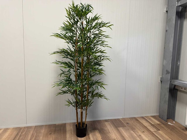 Bamboe kunstplant (2x) (210cm hoog) - afbeelding 1 van  14