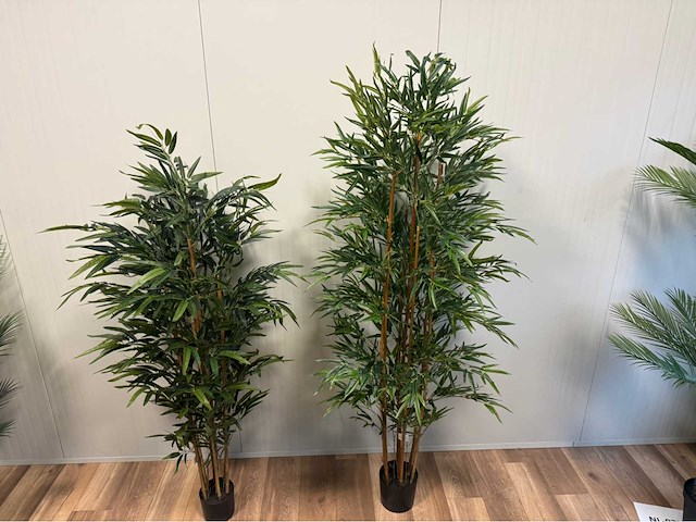 Bamboe kunstplant (2x) - afbeelding 3 van  3