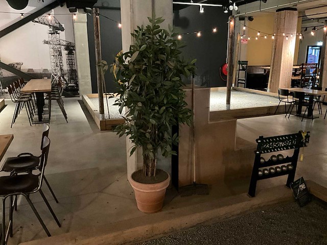 Bamboe kunstplant met pot - afbeelding 1 van  4