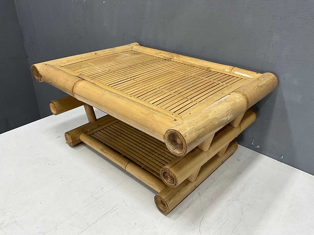 Bamboe salontafel salontafel - afbeelding 3 van  5