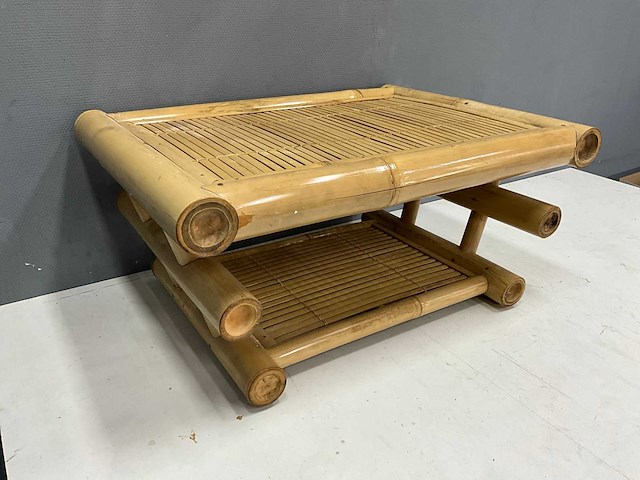 Bamboe salontafel salontafel - afbeelding 1 van  5