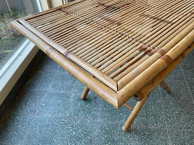 Bamboe terrastafel opklapbaar - afbeelding 4 van  6