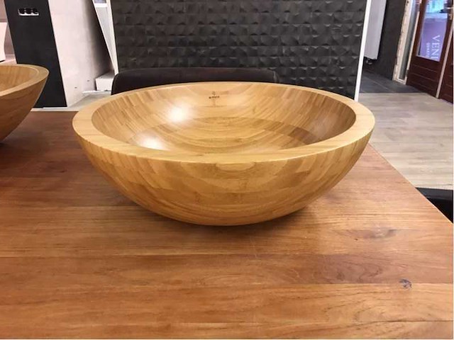 Bamboe waskom 43x15 cm - afbeelding 3 van  3