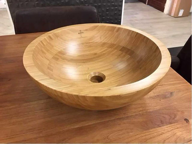 Bamboe waskom 43x15 cm - afbeelding 1 van  3