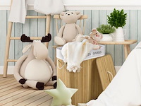 Bamboe wasmand curly 100l incl. deksel & waszak - afbeelding 2 van  6