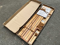 Bamboo - balkonbar - naturel - tali - 900x300 mm - barblad - afbeelding 3 van  8