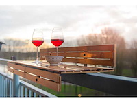 Bamboo - balkonbar - naturel - tali - 900x300 mm - barblad - afbeelding 9 van  9