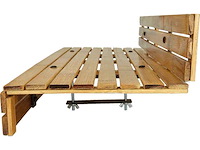 Bamboo - balkonbar - naturel - tali - 900x300 mm - barblad - afbeelding 5 van  9