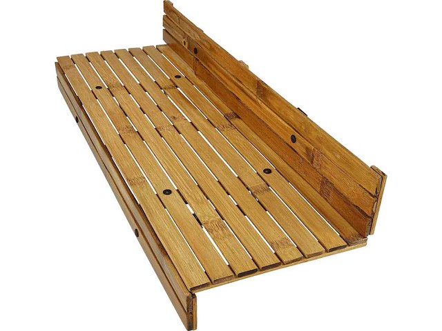 Bamboo - balkonbar - naturel - tali - 900x300 mm - barblad - afbeelding 1 van  13