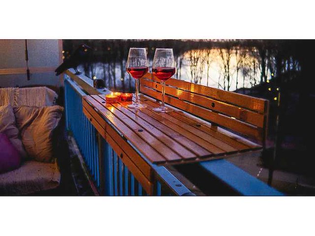 Bamboo - balkonbar - naturel - tali - 900x300 mm 1 pallet - barblad (84x) - afbeelding 15 van  17