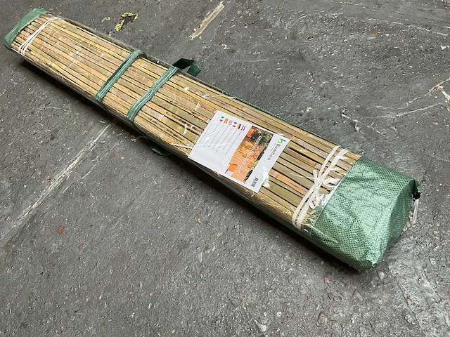 Bamboo - mat gespleten- naturel- tonkin - 5000x1500 mm (7,5 m2) - scherm - afbeelding 7 van  7