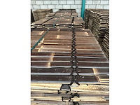 Bamboo - schutting latten donker - java - 900x1000 mm (0,9 m2) - lattenscherm - afbeelding 3 van  6