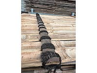 Bamboo - schutting latten donker - java - 900x1000 mm (0,9 m2) - lattenscherm - afbeelding 4 van  6