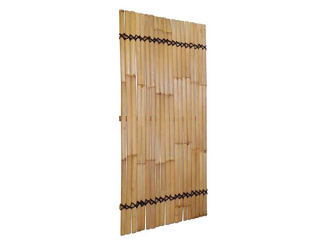 Bamboo - schutting latten naturel - tali - 900x1000 mm (0,9 m2) - lattenscherm - afbeelding 4 van  6