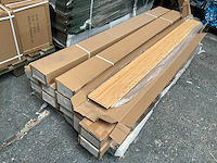 Bamboo - vloer middelste gekruiste verticale gecaronniseerde gelakt - 1960x154x15 mm (ca. 20 m2 in totaal) - afbeelding 1 van  7