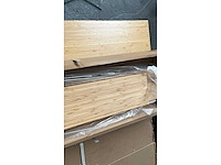 Bamboo - vloer middelste gekruiste verticale gecaronniseerde gelakt - 1960x154x15 mm (ca. 20 m2 in totaal) - afbeelding 4 van  7