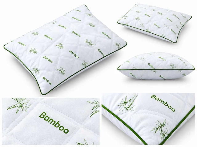 Bamboo ultrasonic hoofdkussen 50x70cm volle trailer (3168x) - afbeelding 3 van  4