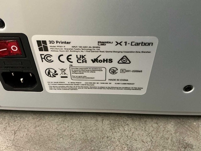 Bambu lab x1 carbon combo 3d printer (met toebehoren) - afbeelding 3 van  26