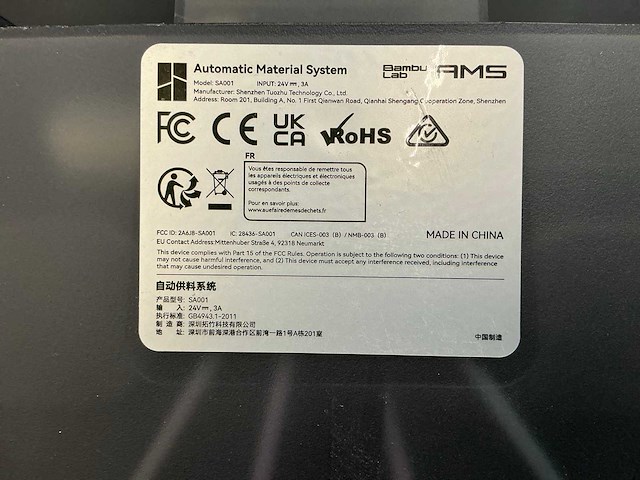 Bambu lab x1 carbon combo 3d printer (met toebehoren) - afbeelding 7 van  26