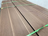 Bamdura composiet vlonderplank - bruin - 220x14,3x2,2 cm (216x) - afbeelding 3 van  7