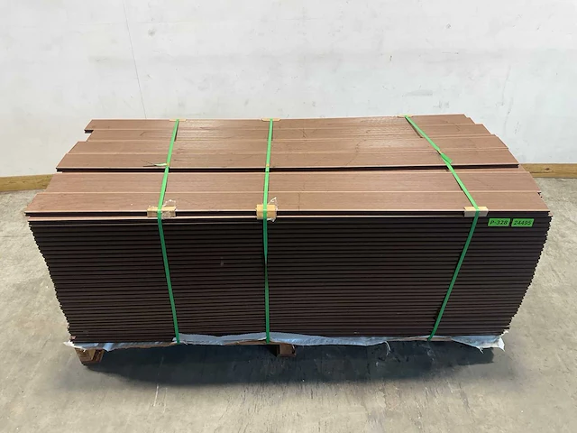 Bamdura composiet vlonderplank - bruin - 220x14,3x2,2 cm (216x) - afbeelding 2 van  8