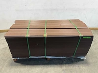 Bamdura composiet vlonderplank - bruin - 220x14,3x2,2 cm (216x) - afbeelding 2 van  8