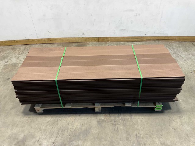Bamdura composiet vlonderplank - bruin - 220x14,3x2,2 cm (40x) - afbeelding 2 van  7
