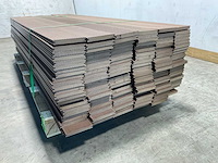Bamdura composiet vlonderplank - bruin - 220x14,3x2,2 cm (40x) - afbeelding 4 van  7